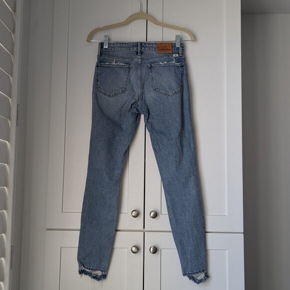 Lucky Brand Ava Skinny Distressed Jeans - Picture 2 of 4